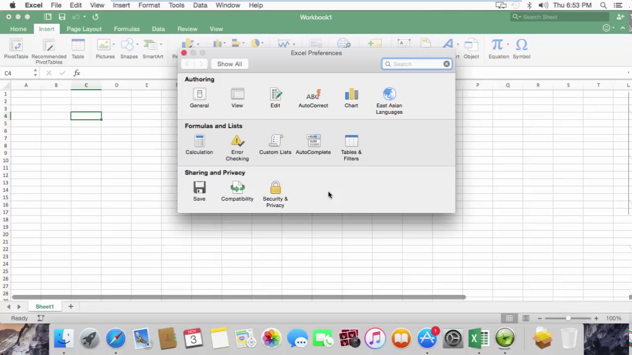 excel for mac version 15 insert image into comment